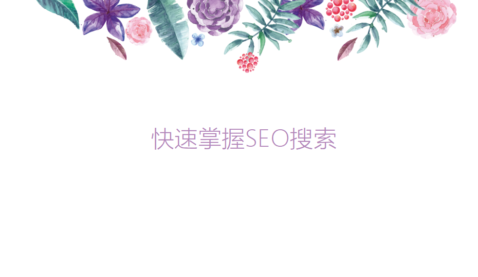 快速掌握SEO